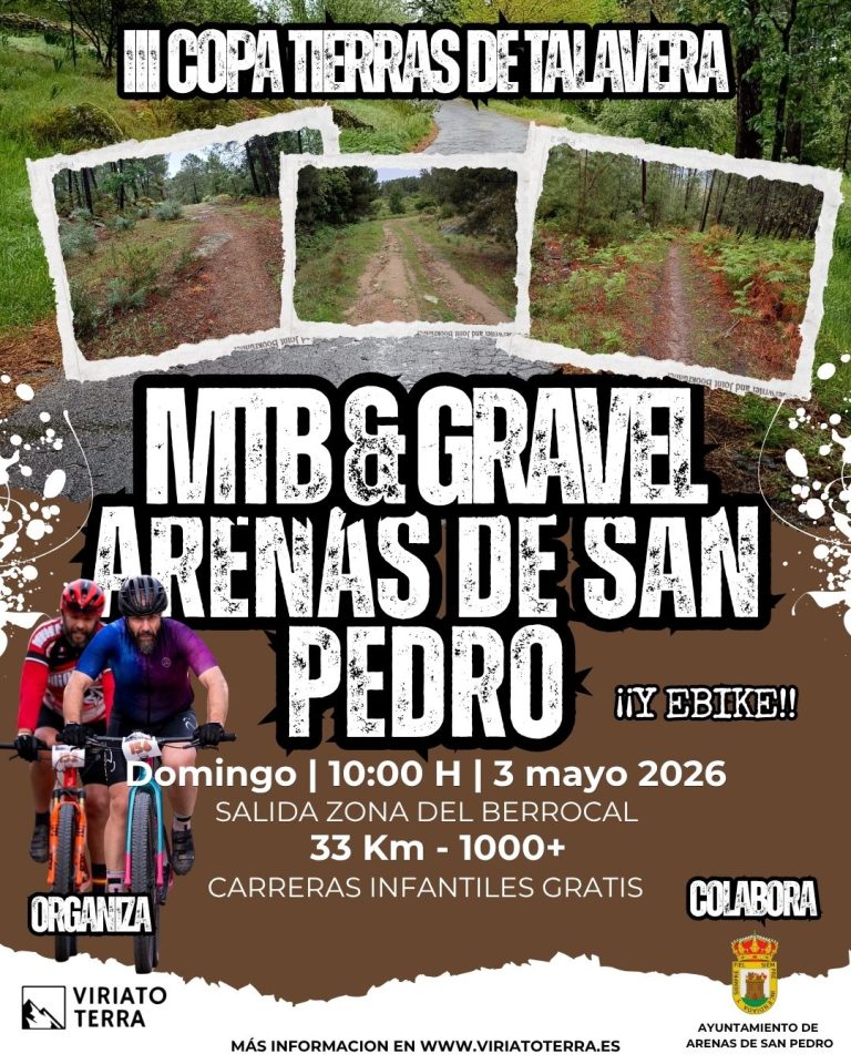 I MTB & GRAVEL ARENAS DE SAN PEDRO – 1ª PRUEBA III COPA TIERRAS DE TALAVERA  – Resultados